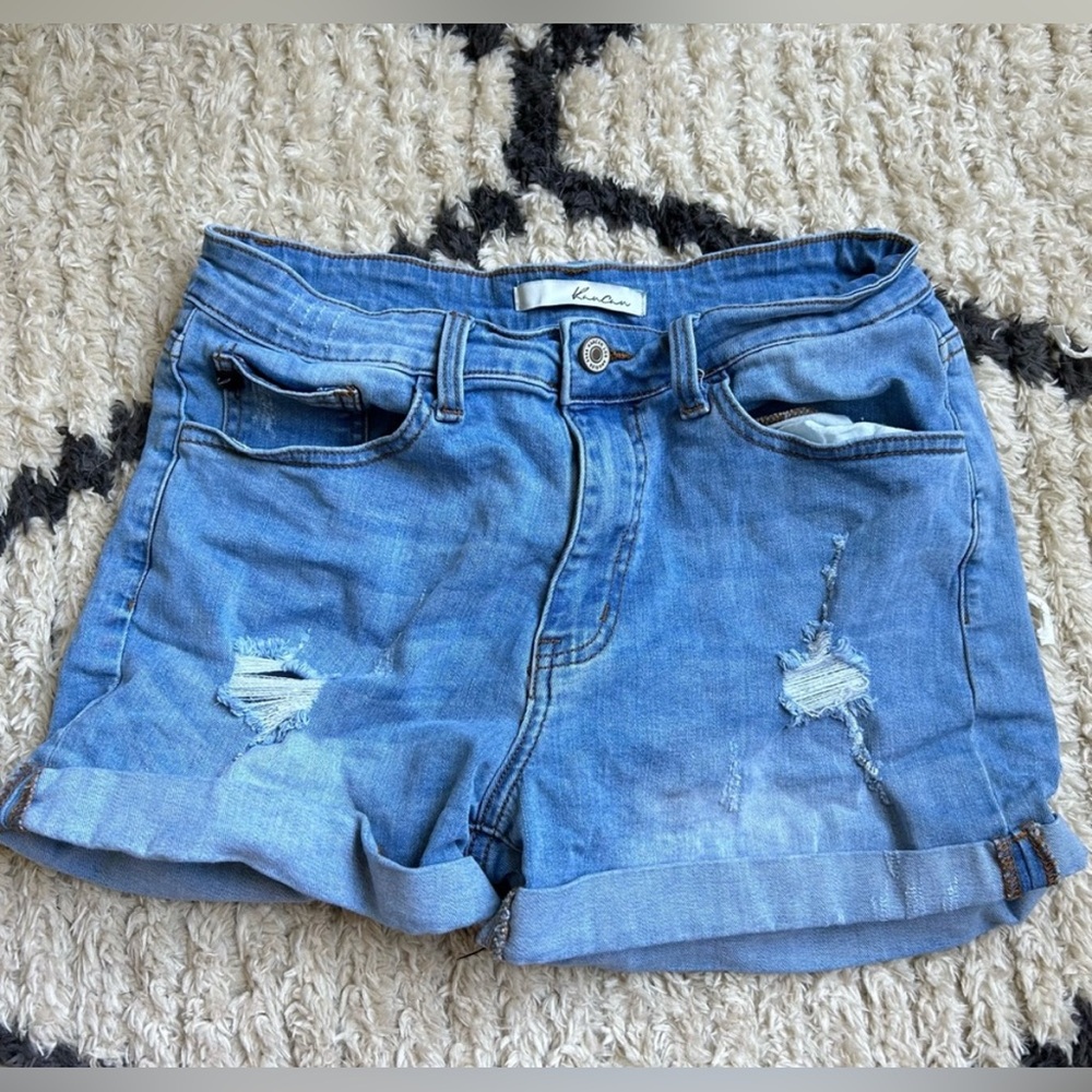 Kancan Midrise Denim Shorts